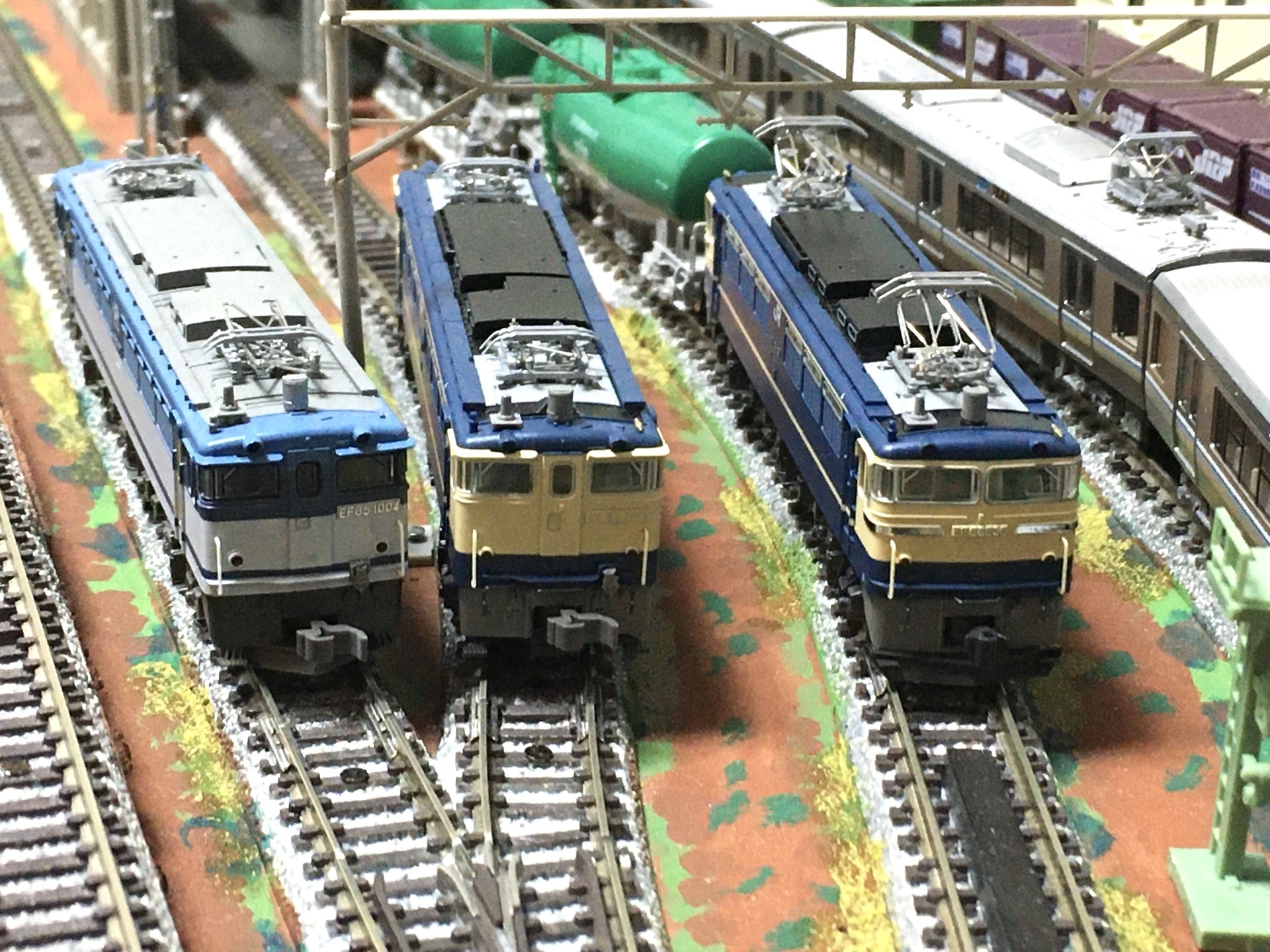 鉄道ジオラマ淡海線、、EF65 500番台がデビュー、車番はもちろん536号