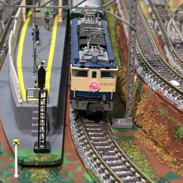 鉄道ジオラマ淡海線、、EF65 500番台がデビュー、車番はもちろん 鉄道ジオラマ淡海線、、EF65 500番台がデビュー、車番はもちろん